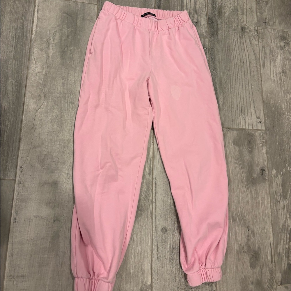 pink brandy melville joggers